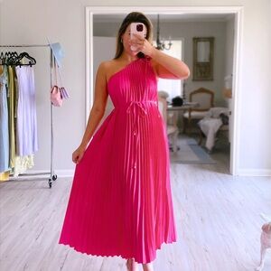 Pleated Maxi Dress